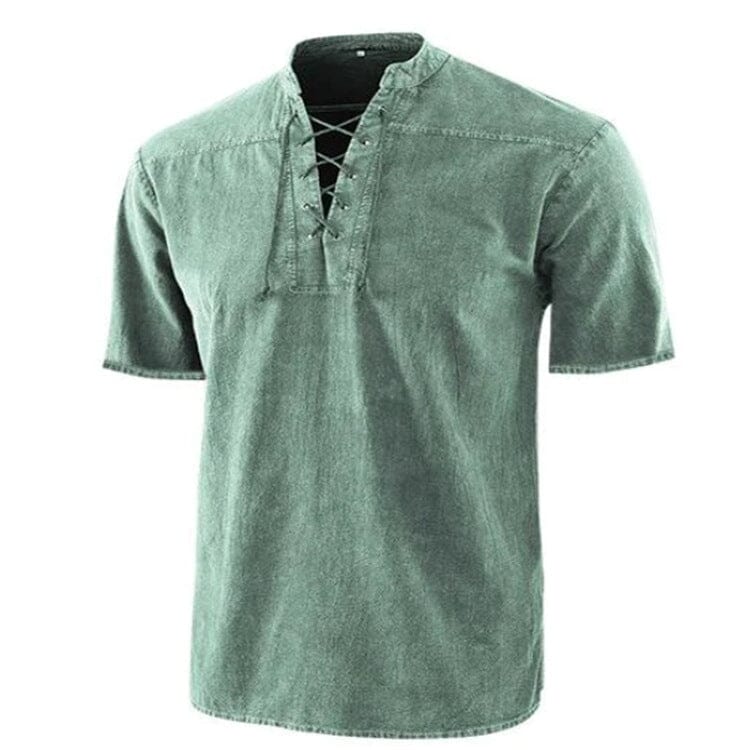 V Neck Short Sleeve Shirt