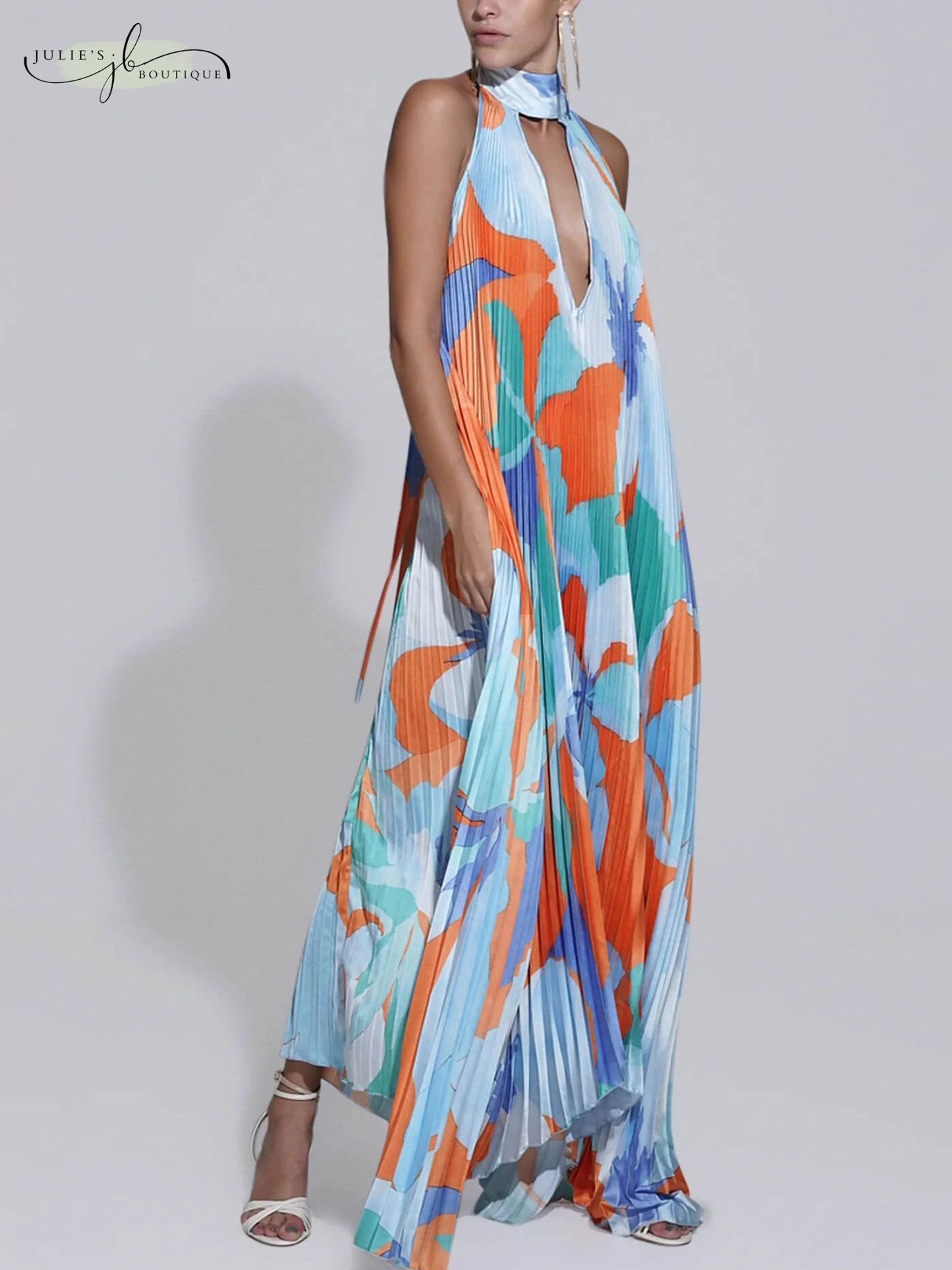 JULIE | MAXI DRESS WITH NECKHOLDER