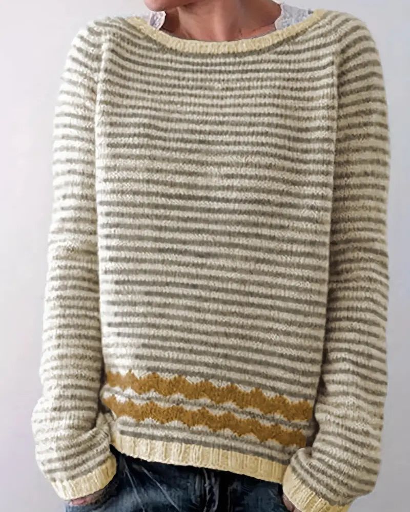 GAINA - STRIPED SWEATER