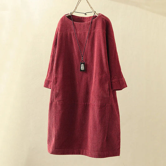 Elesa - Corduroy Dress