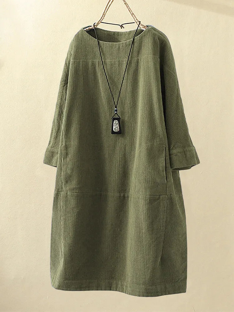 Elesa - Corduroy Dress