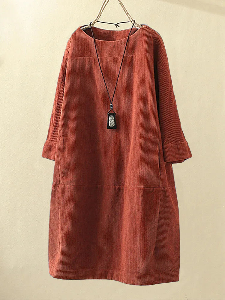 Elesa - Corduroy Dress