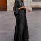 MILAS - V NECK LONG SLEEVES MAXI DRESS