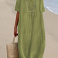 MYKA - BEACH LINEN DRESS