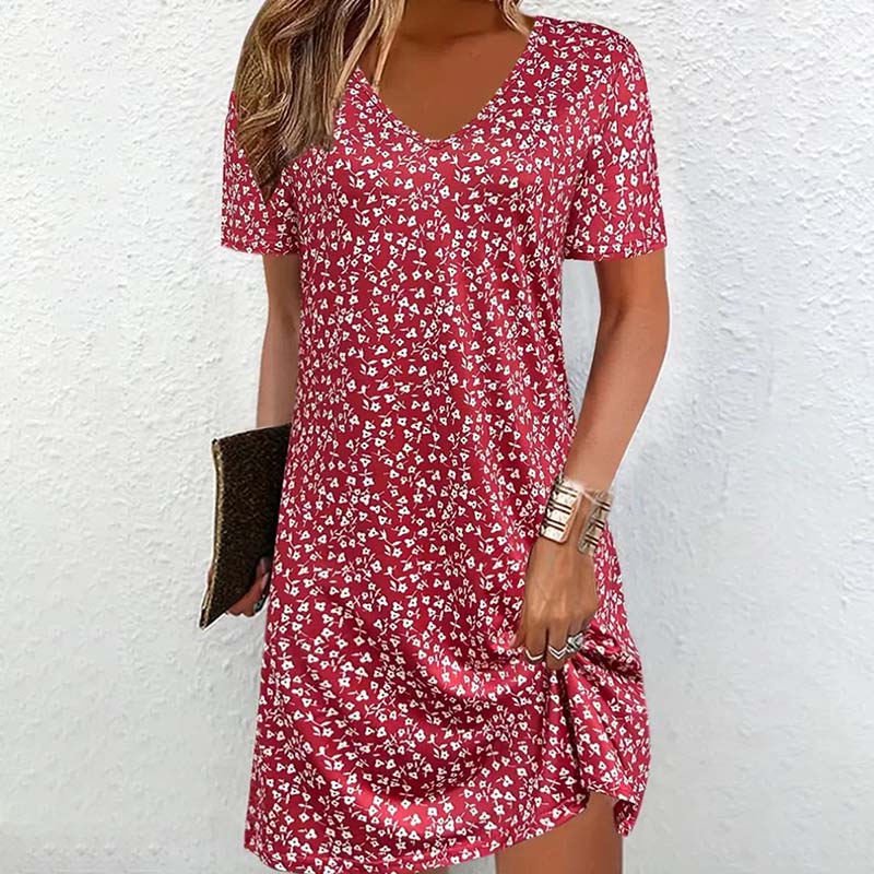 LEONA | CASUAL FLORAL DRESS