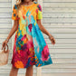 Vintage Colourful Dress