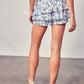 JUNIPER FLORAL RUFFLE SKORT