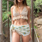 KNIT BOHO TASSLE BIKINI TOP