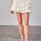 LAUREN EYELET RUFFLE SKIRT