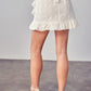 LAUREN EYELET RUFFLE SKIRT