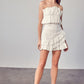 LAUREN EYELET RUFFLE SKIRT