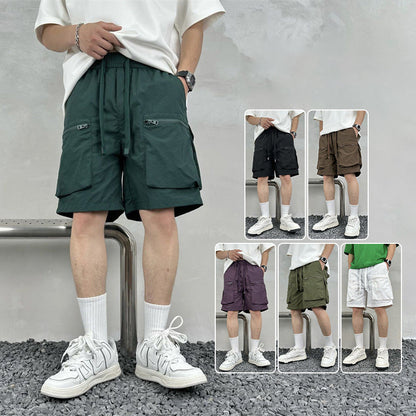 Men's Loose Fit Cargo Shorts with Multi Pockets