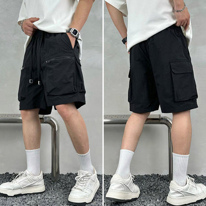 Men's Loose Fit Cargo Shorts with Multi Pockets