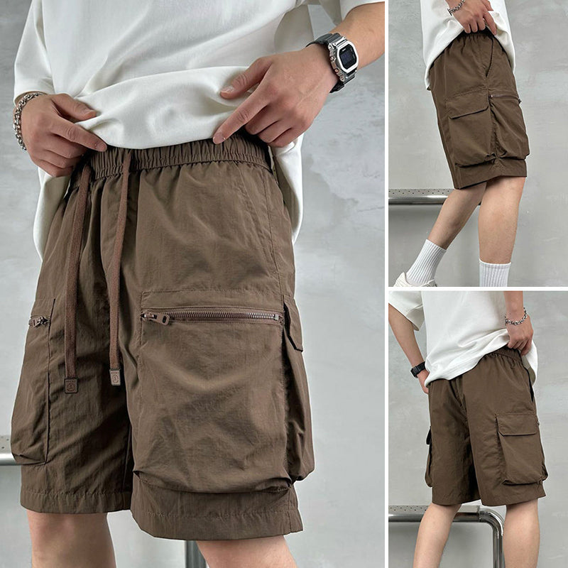 Men's Loose Fit Cargo Shorts with Multi Pockets