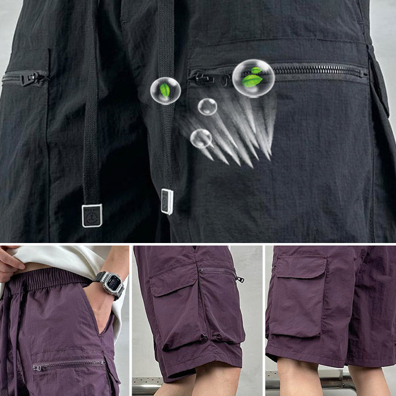 Men's Loose Fit Cargo Shorts with Multi Pockets