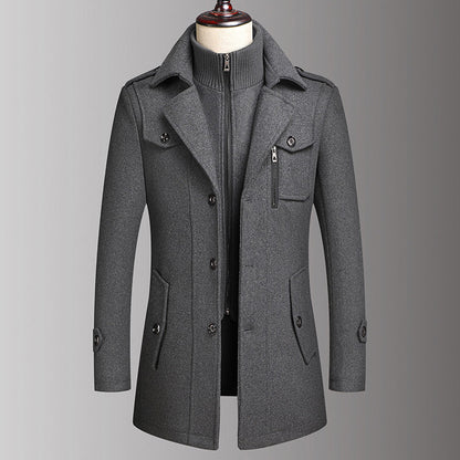 Kyayu™ Business Tweed Coat