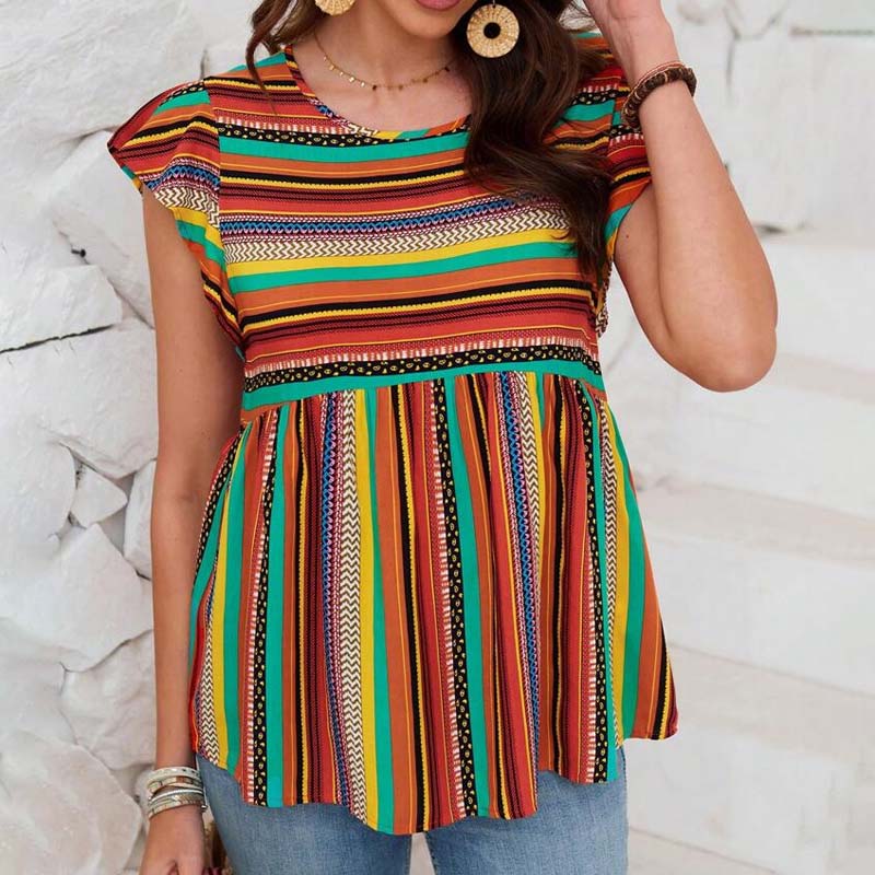 Colourful Striped T-Shirt