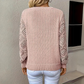 Raylene - V-Neck Knitted Sleeves Jumper