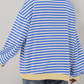 LUA - OVERSIZED STRIPED LONG SLEEVE SWEATSHIRT