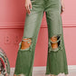 MIA DISTRESSED VINTAGE WIDE LEG PANTS