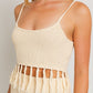 BETHANY TASSEL CROP TOP