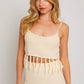 BETHANY TASSEL CROP TOP