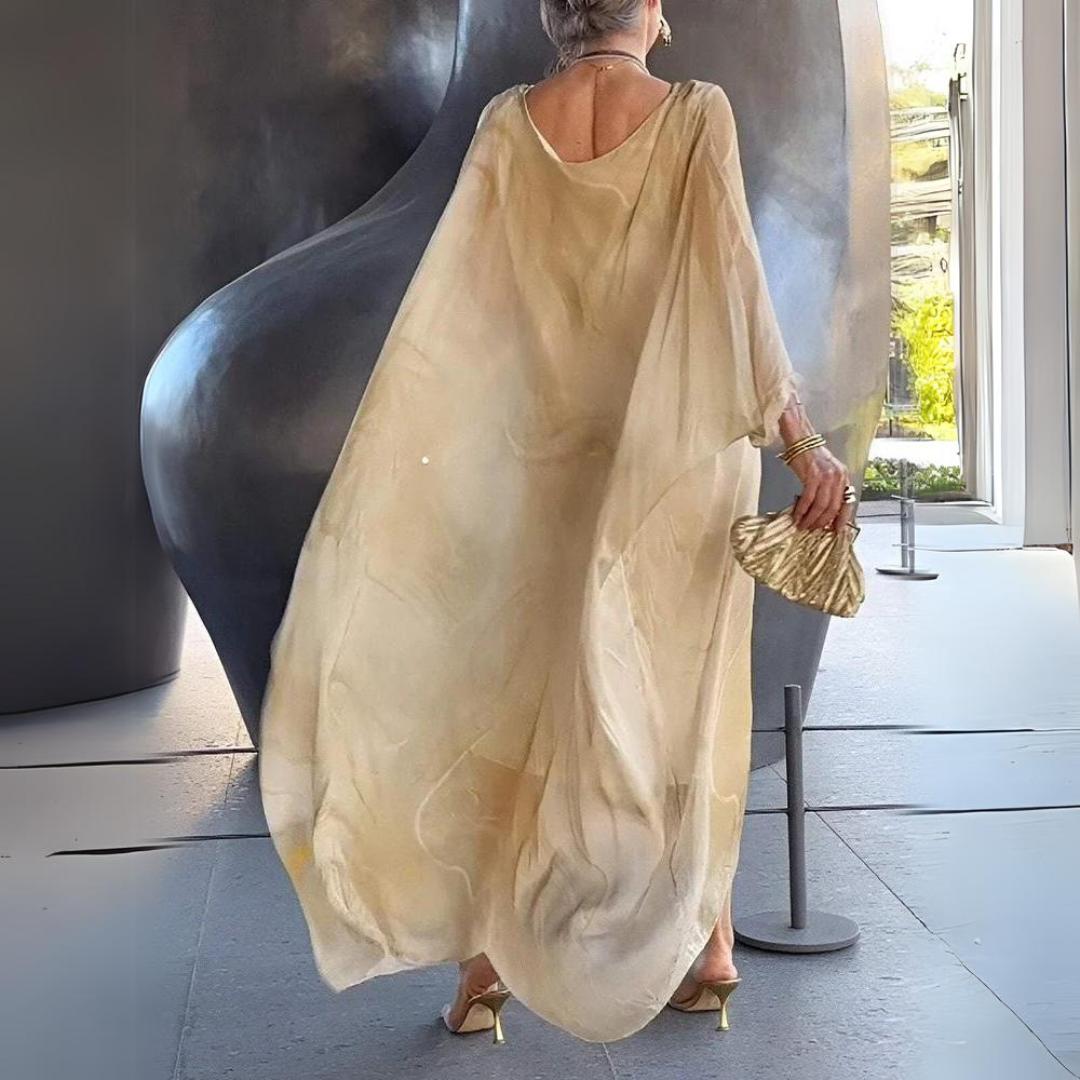 Mariana - Elegant Silk Chiffon Dress