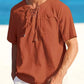 Casual Linen Style V Neck Shirts (US Only)