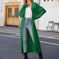 Casual Solid Colour Long Cardigan