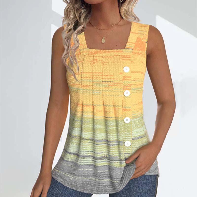 Casual Gradient Tank Top