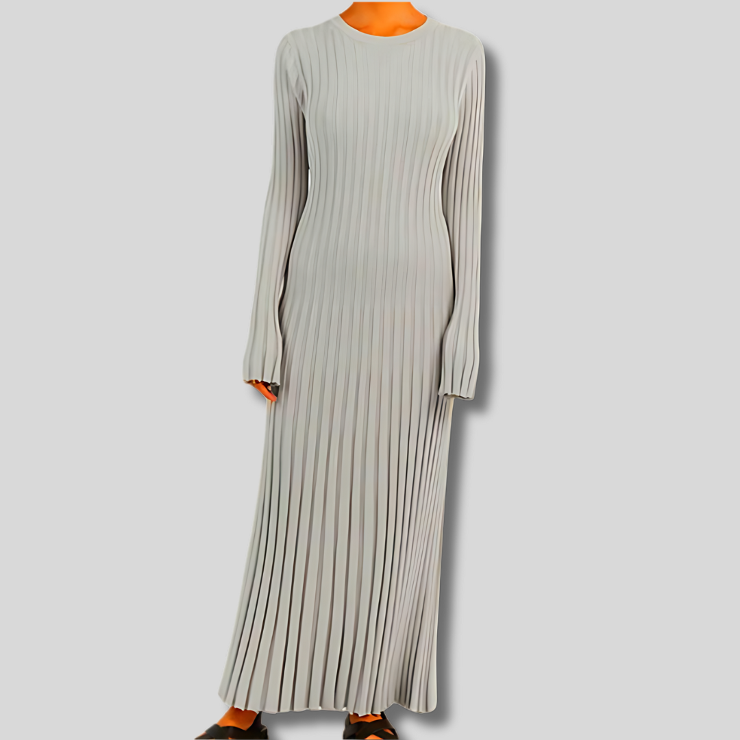 Estelle - Elegant Ribbed Maxi Dress