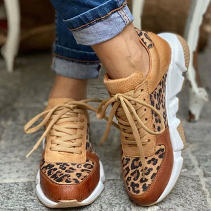 Crissa | Comfy Leopard Sneakers