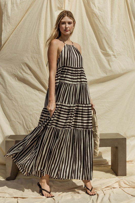 COVE STRIPE MAXI DRESS