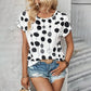 Polka Dot Casual T-Shirt