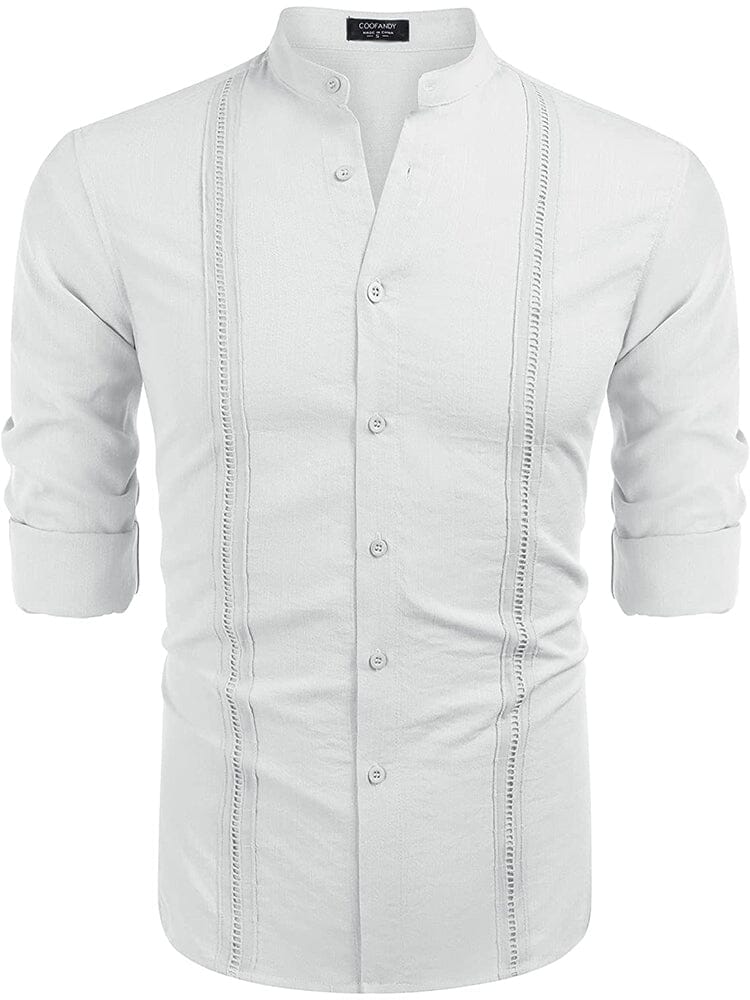 Embroidered Guayabera Linen Shirt (US Only)