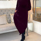 ROSA - STYLISH VELVET DRESS WITH POCKETS