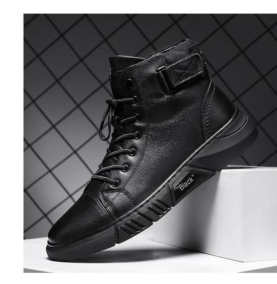 Men's Casual Versatile Genuine Leather Ankle Boots