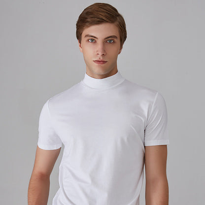 Men's High Neck Slim Fit T-shirt