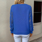 Raylene - V-Neck Knitted Sleeves Jumper