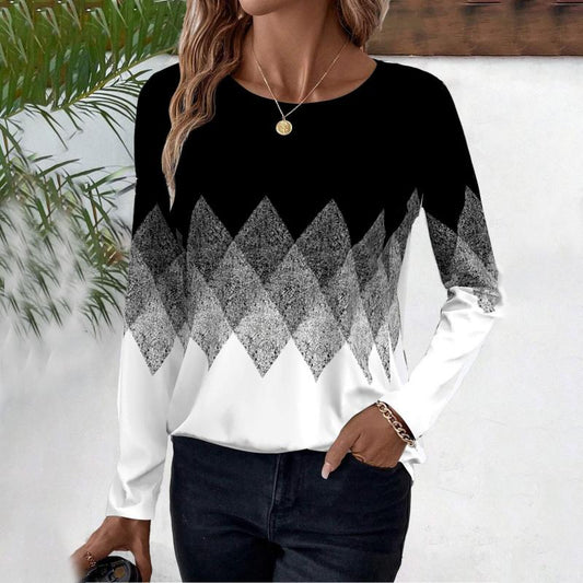 Casual Geometric Print T-Shirt