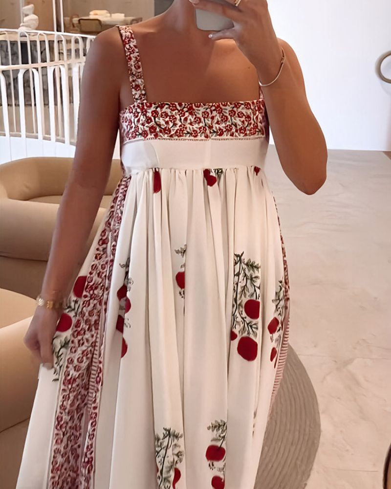 TULUM - FLORAL SWING MAXI DRESS