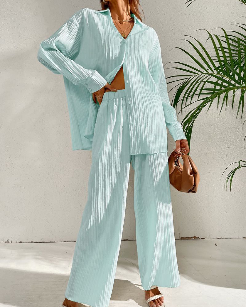 OCEAN BREEZE - LINEN 2 PIECE SET