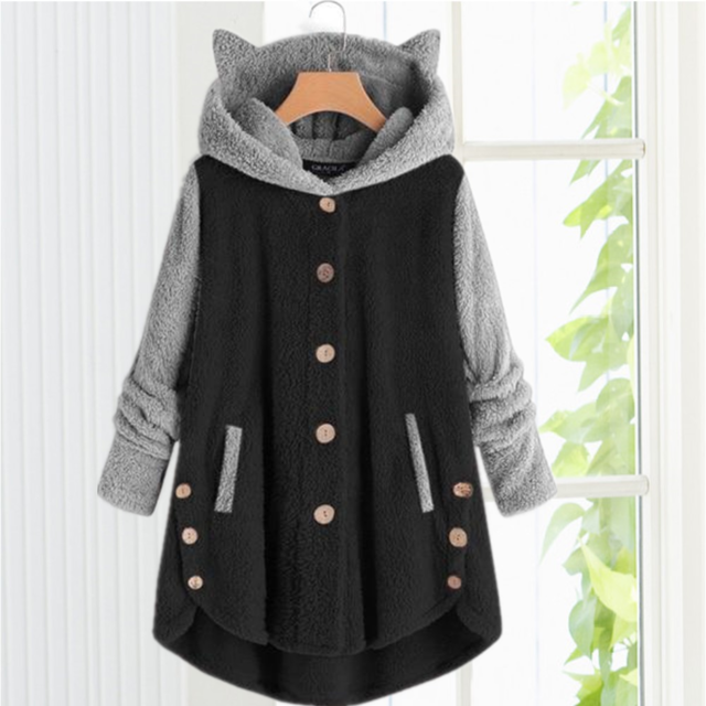 Cat Ears Hooded Coat