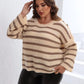 ESTELA - STRIPPED DROP SWEATER