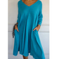 TERESA - 3/4 SLEEVE COMFY DRESS