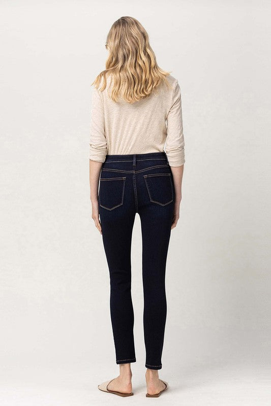 SUPER SOFT HIGH RISE CROP SKINNY JEANS