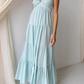 CAPRI - RUFFLED MAXI DRESS FOR VACATION