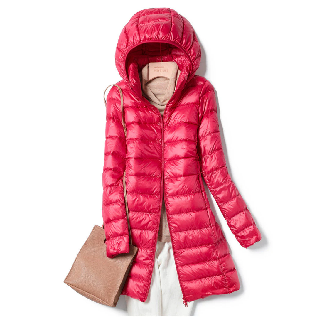 Claire - Long Ultralight Puff Down Jacket