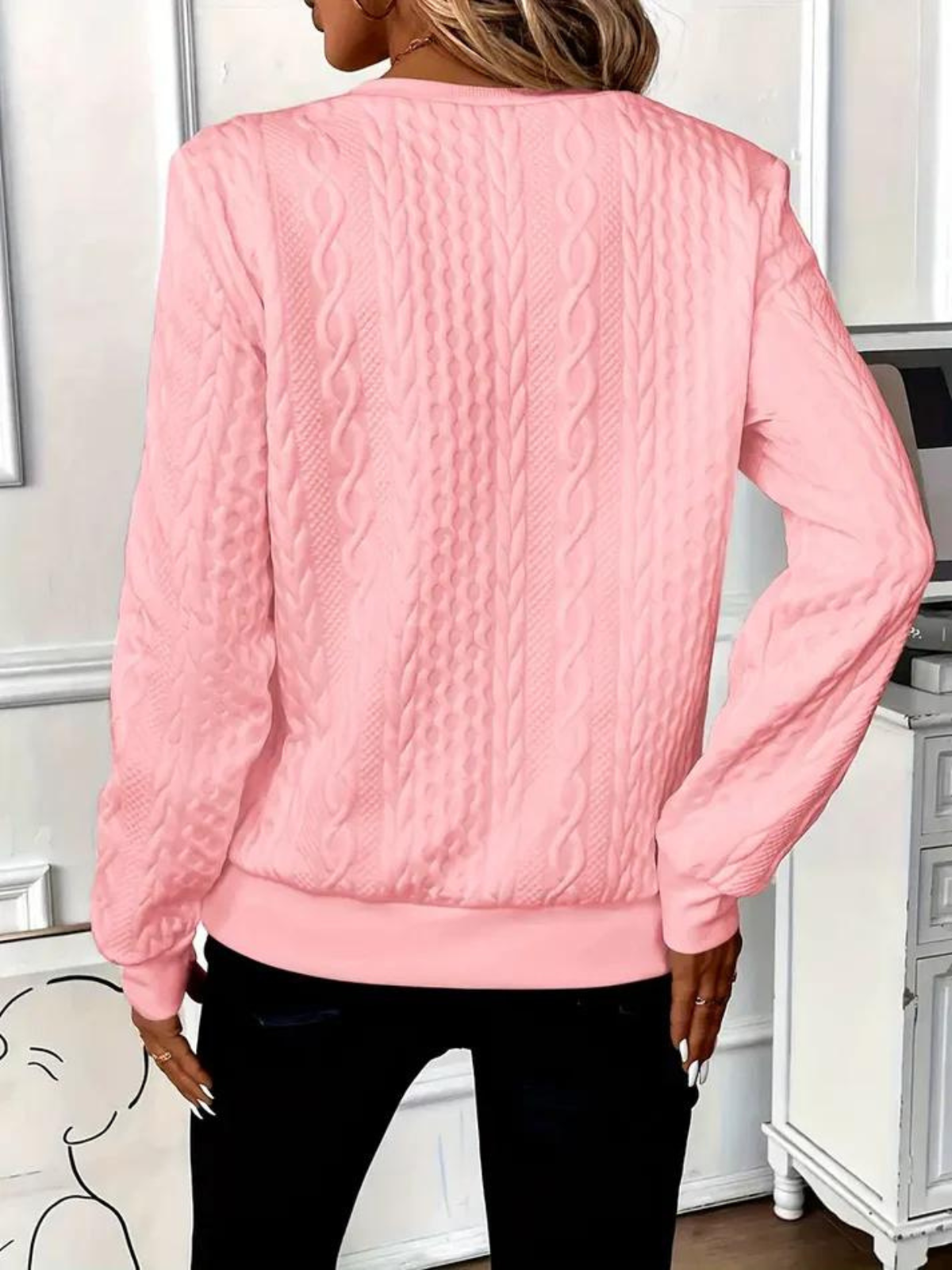 Molivio - Elegant fashionable knitted jumper