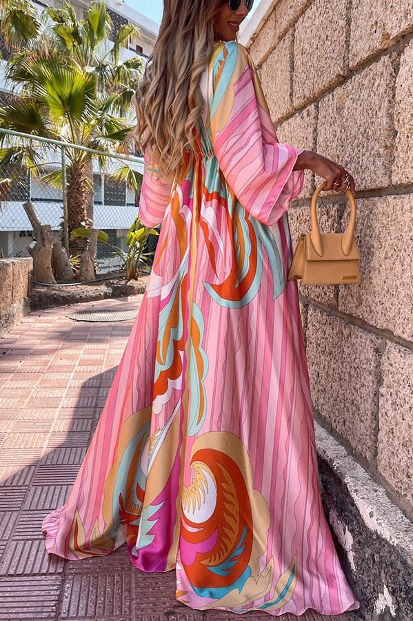 Darling Rainbow Maxi Dress